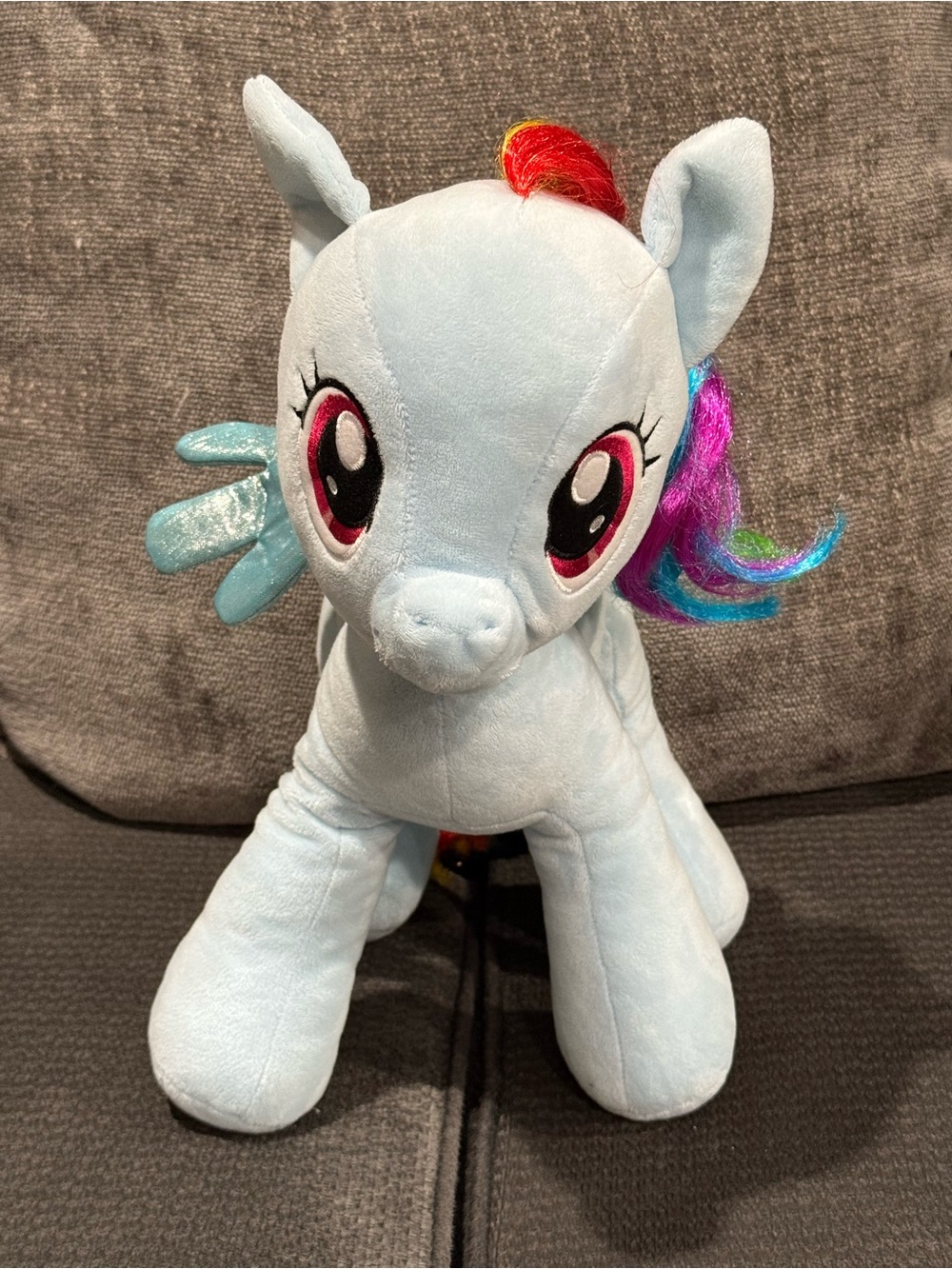 Build-A-Bear My Little Pony The Movie Blue Rainbow Dash Plush Stuffed Toys 16"